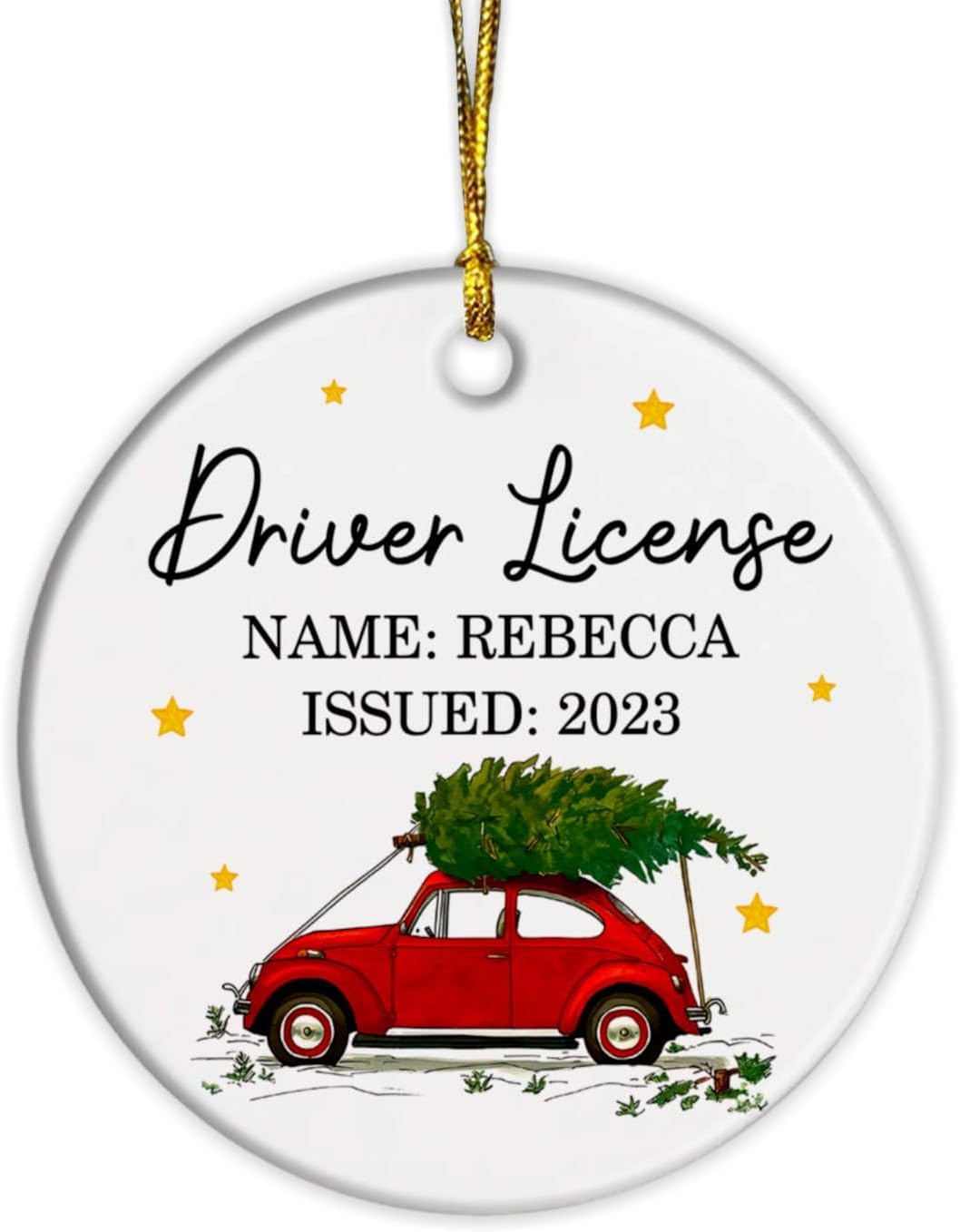 Driver License Christmas Ornament, New Driver License Xmas