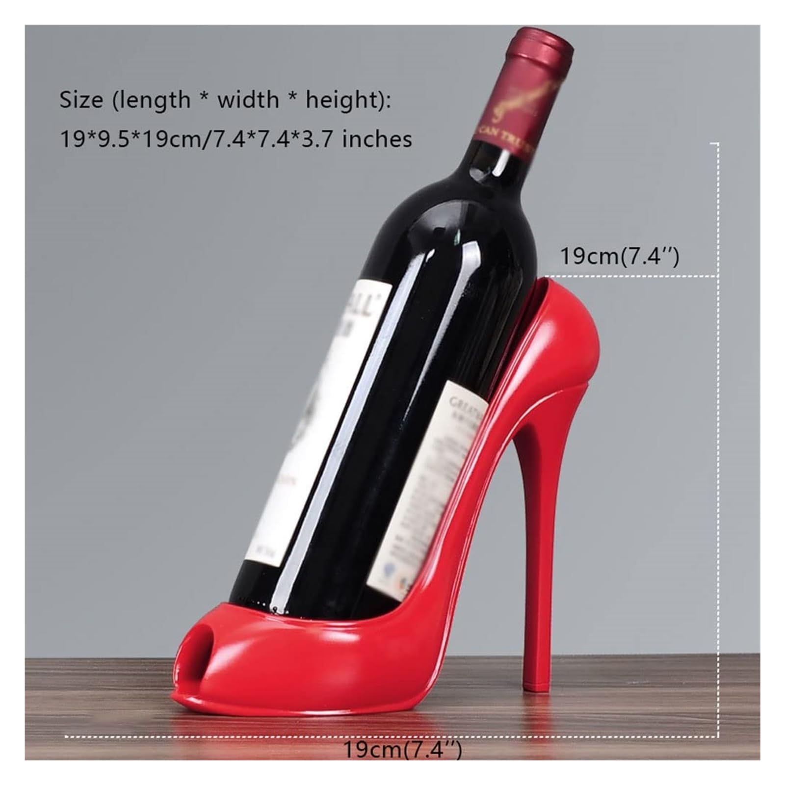 stojak na wino Wolnostojące stojaki i szafki Stojak na buty na wysokim obcasie Europejski kreatywny uchwyt na butelkę z żywicy Przechowywanie Dekoracje weselne Ozdoba Półka na prezent Bar (kolor: