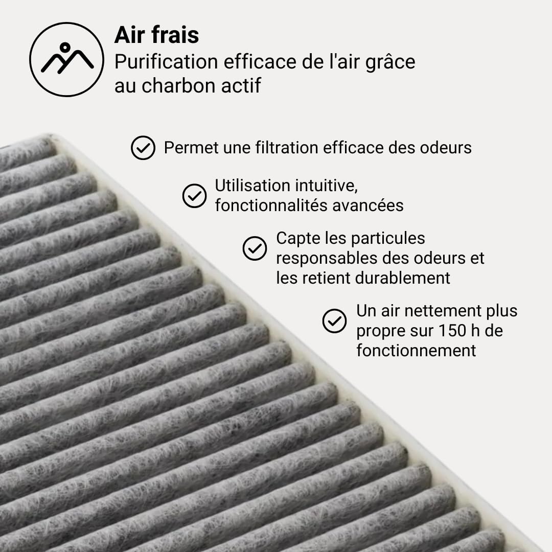 BORA PUAKF Filtre à charbon actif pour hotte PURE, Filtre de rechange d’origine, Filtre BORA PURE PUAKF