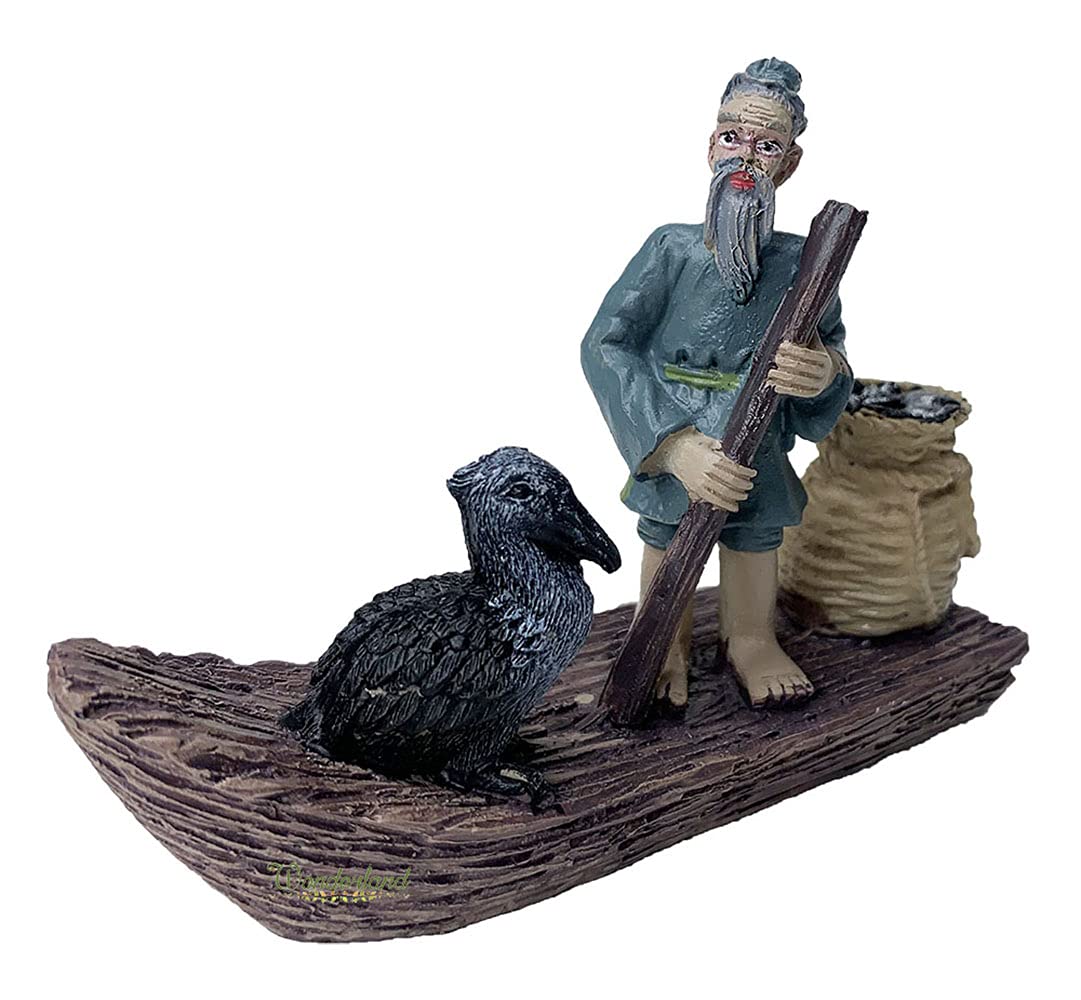Wonderland Fisherman Boat with Bird Miniature Fairy Garden Toys, Miniature Garden Decorations, Mini Garden Accessories, Garden Decor, Home Decoration (B094H84QCR) Amazon Price History, Amazon Price Tracker
