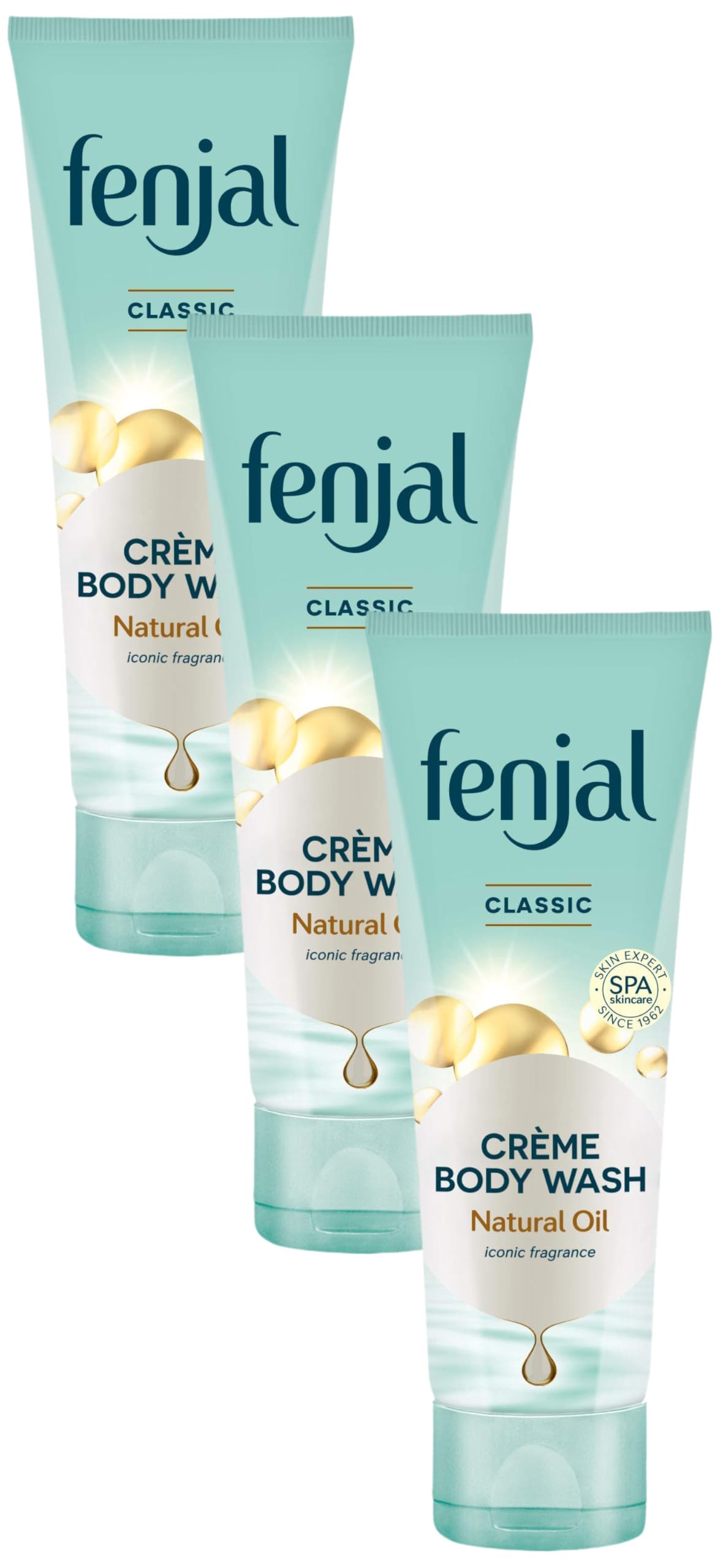 Fenjal Classic Crme Body Wash, 200ml (Pack of 3)