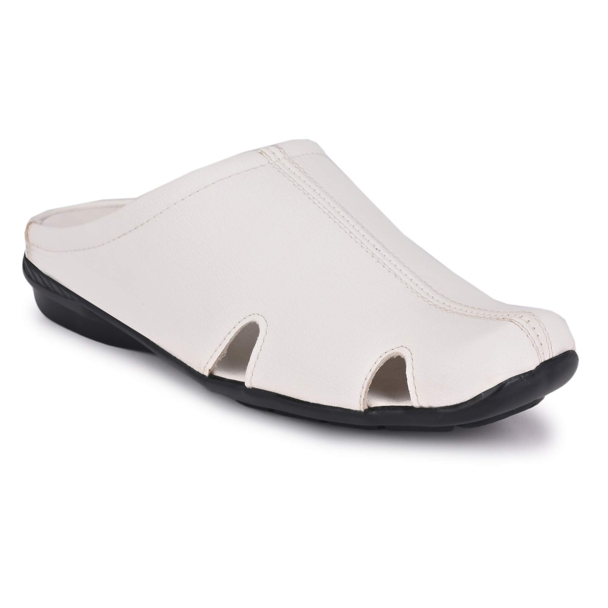 Browalk Mens Synthetic Leather Sandal (White, 9) (B08MCKND9D) Amazon Price History, Amazon Price Tracker
