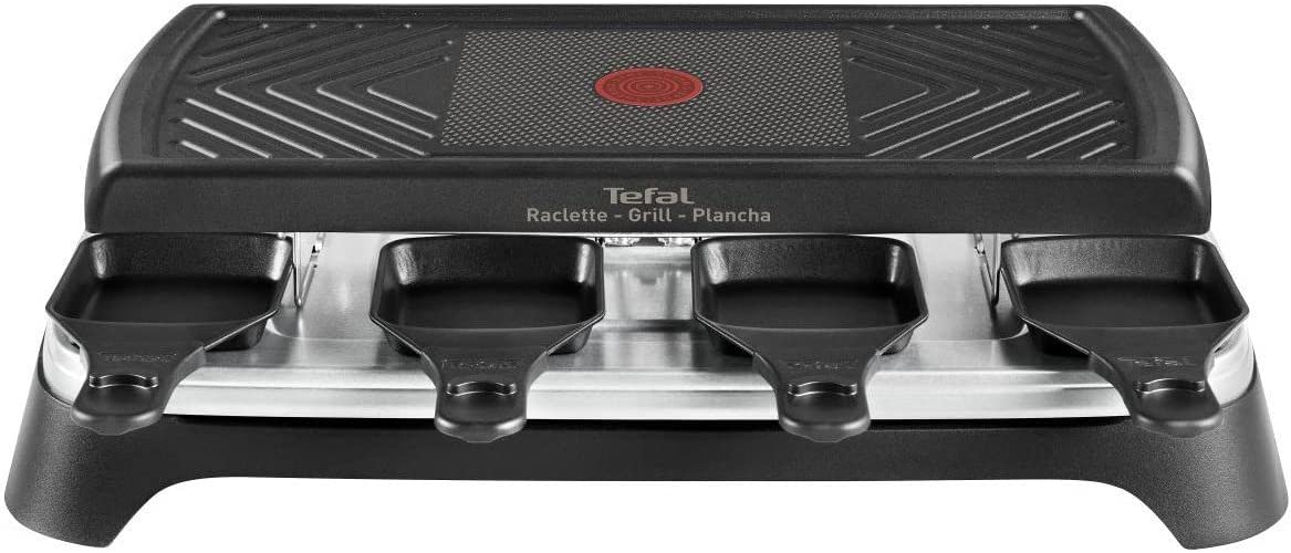 TEFAL Raclette Multifonction RE459812 Gourmet 8 Personnes