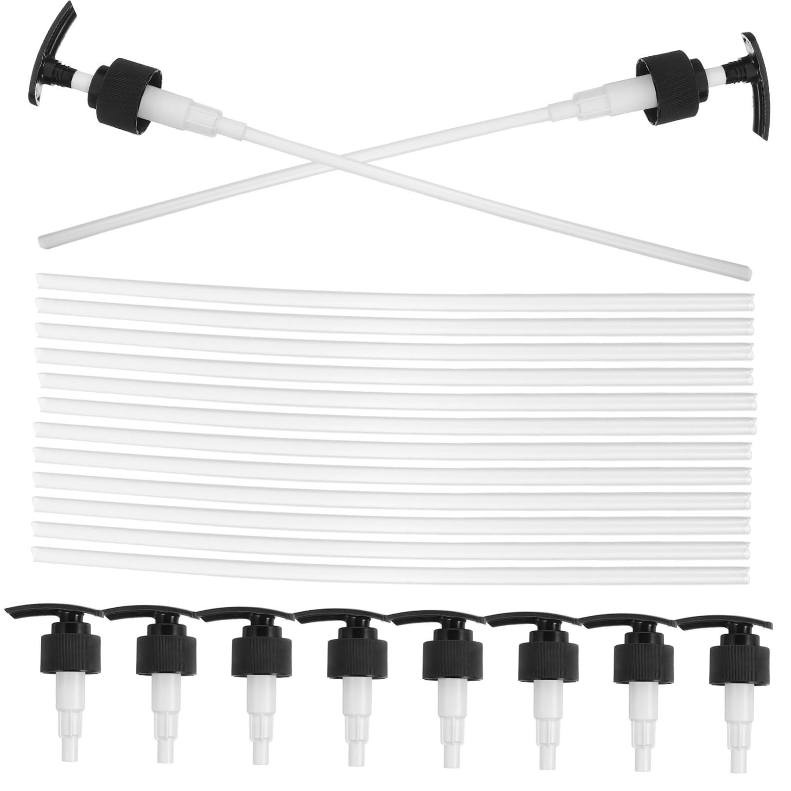 BESTYASH DIY Travel Bottle Pump Nozzles 10pcs Lotion Pump Bottle Dispenser for Soap Shampoo