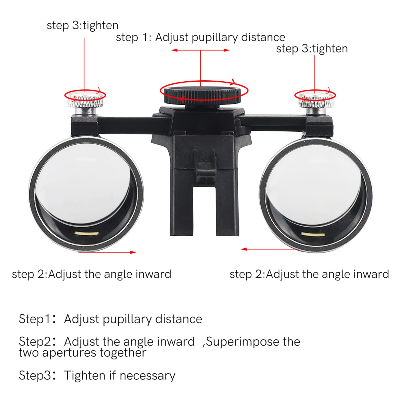 BONEW 5W LED Surgical Medical Headlight Headband 3.5X - View #10