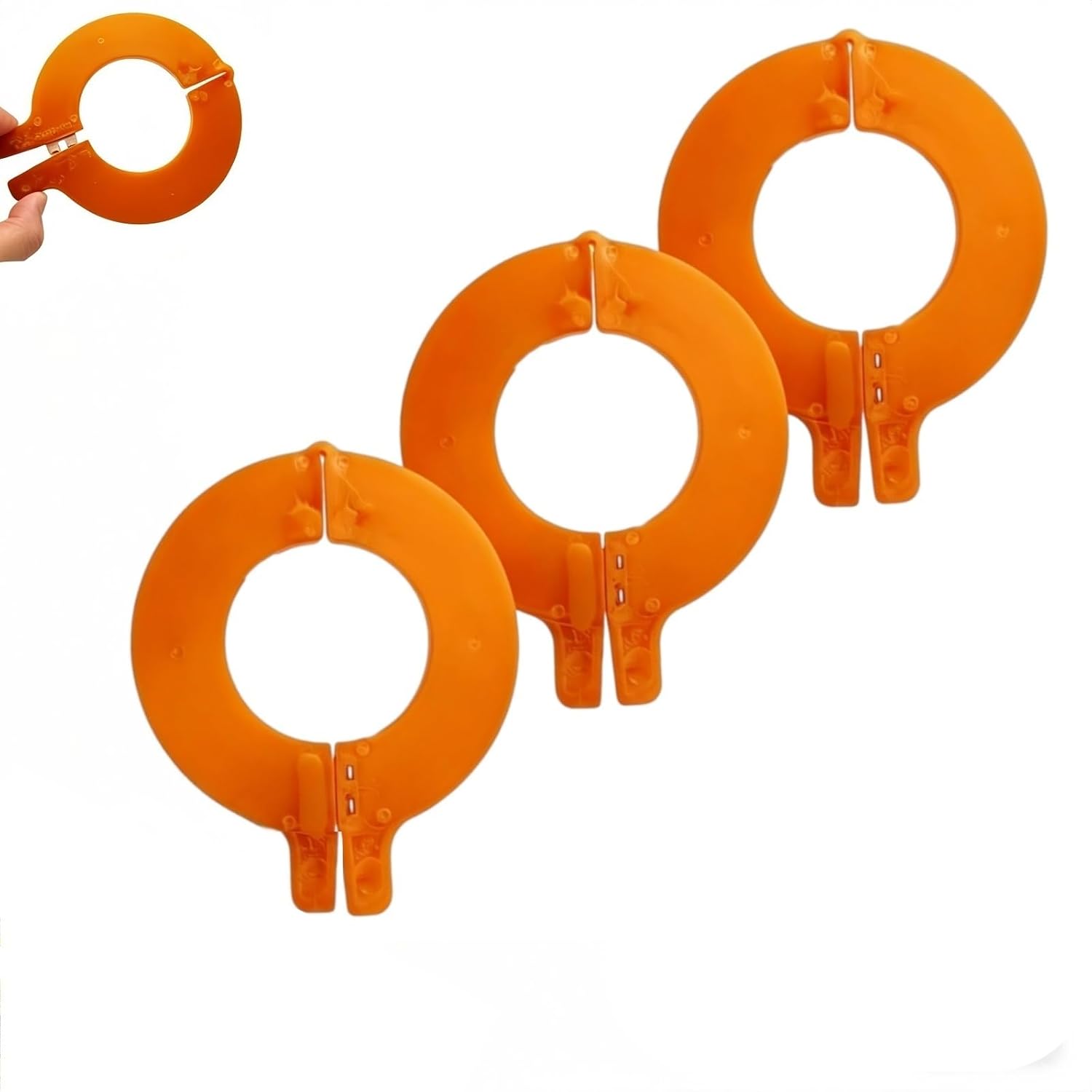 3Pcs Excavator Split Bushing Shim, Disassembly-Deliver Thickened Wear Resistant Gasket, Replacement Washer for Excavator Bucket Pin & Arm Joint(Thickness/3MM,60 * 110)