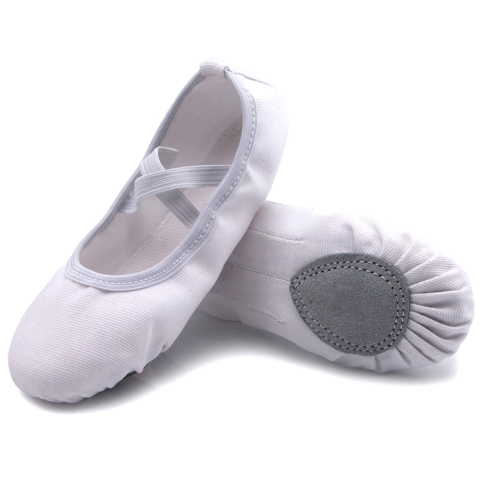 Uniuni Ballettschuhe Geteilte Ledersohle für Kinder und Erwachsene