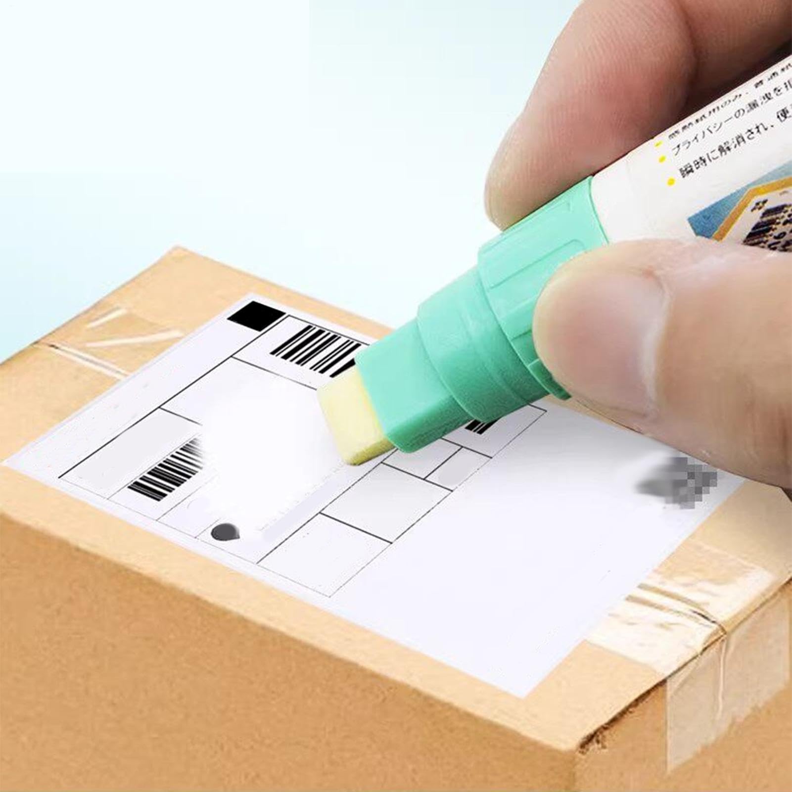 Borrador de papel térmico 8 mm portátil para oficina escuela hogar