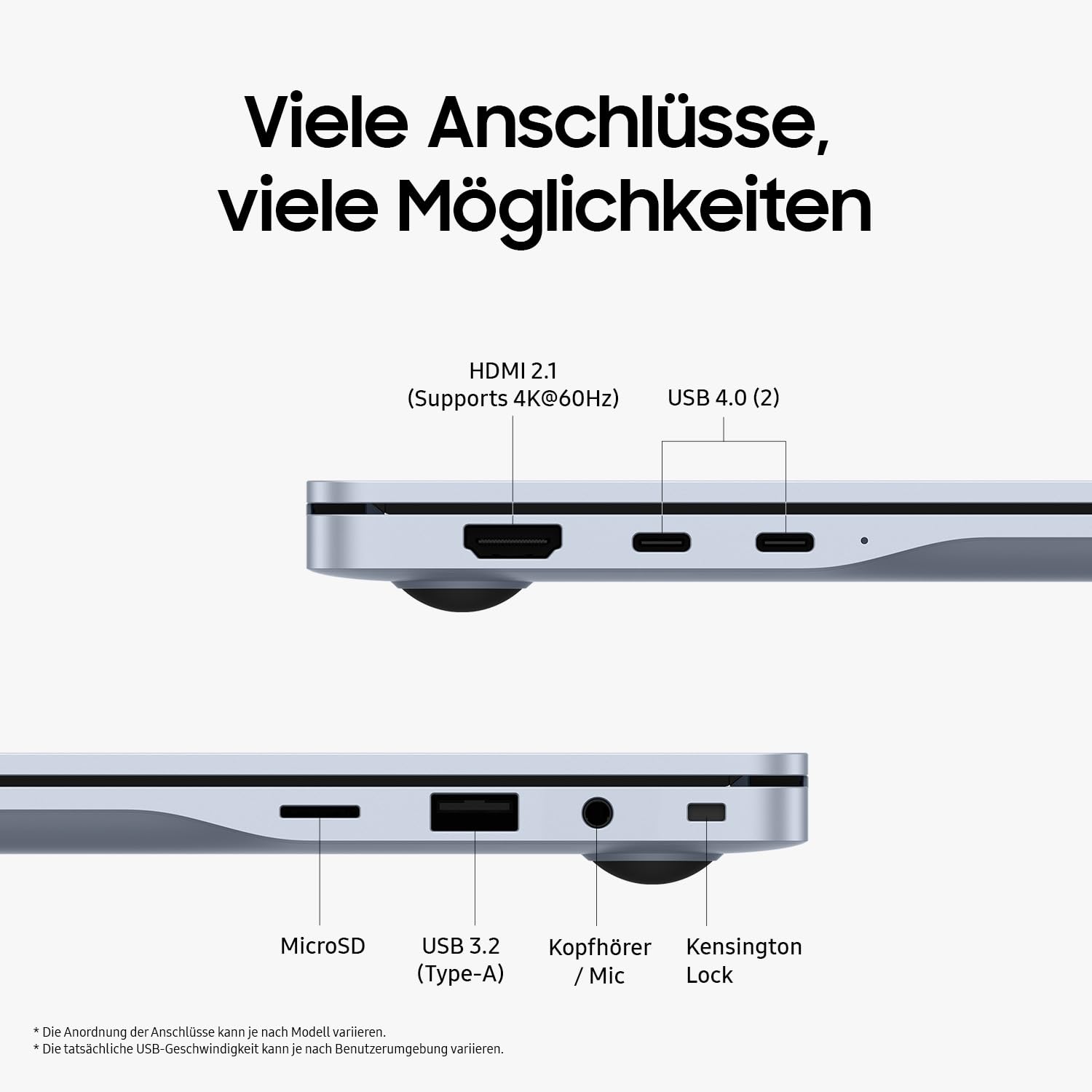 Samsung Galaxy Book4 Edge AI-Laptop, 15,6 Zoll, 16GB RAM, Snapdragon X Plus, 512GB, Copilot+ PC, Sapphire Blue