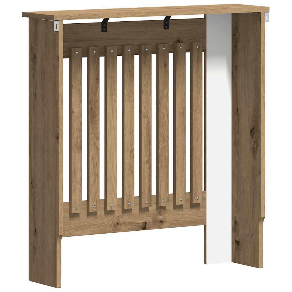 Cubierta de Radiador Roble Artesanal 78 x 19 x 81,5 cm, Accesorios para Radiadores