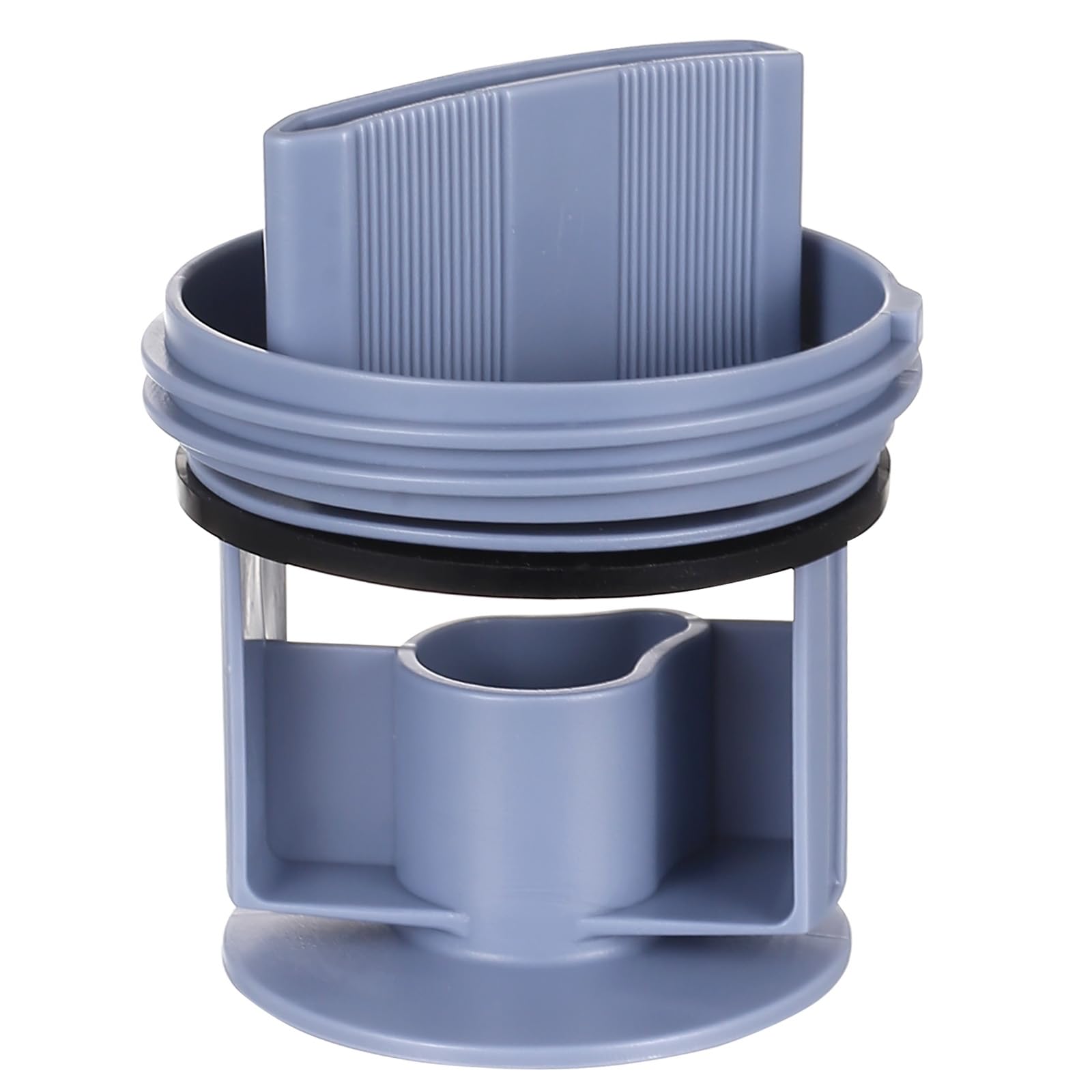 Flusensieb 00647920 kompatibel mit Bosch Siemens Constructa Neff Waschmaschine Waschtrockner Ersatzteil Filtersieb Ablaufpumpe Ø 64 mm blau mit Dichtung POM Kunststoff