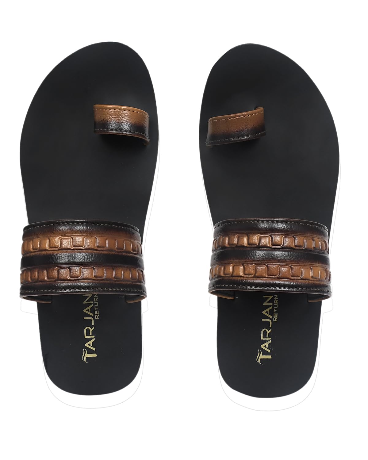 Mens Synthetic Slip-on Flip Flops Thong Sandals/Slipper Tan (B0CSBX5384) Amazon Price History, Amazon Price Tracker