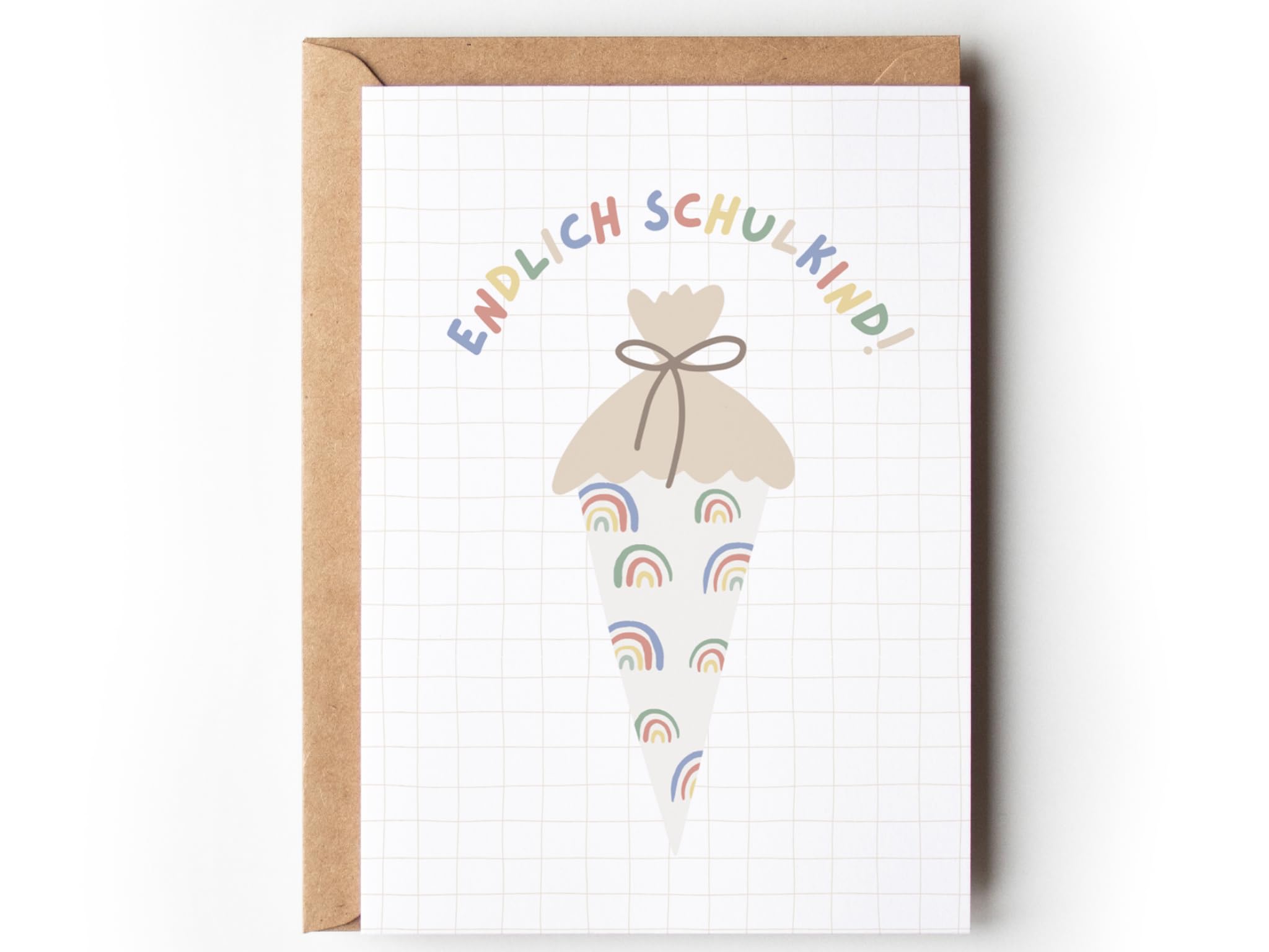 Carte Rentrée Scolaire Personnalisable - Photo Souvenir Enfant - Format A5 Coins Arrondis - Design Mixte - Fabriqué En France - 3