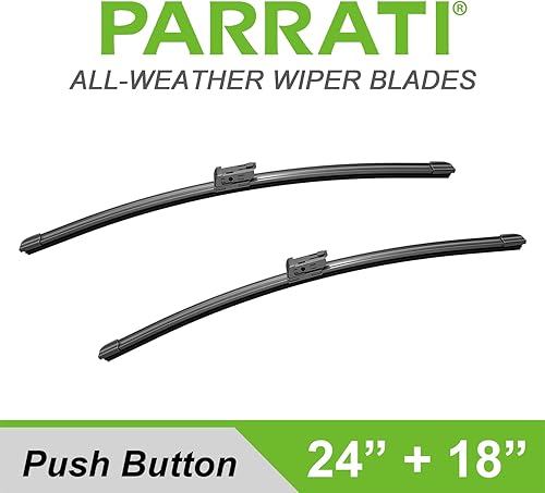 Vista 22 de PARRATI® Limpiaparabrisas de repuesto de alta calidad y desempeño de 24 y 20 pulgadas, para todas las estaciones, para Discovery Range Rover desde