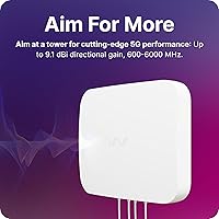 Vista 4 de Kit de Antena Panel de Aumento de Señal QuadPro 4x4 MIMO de Waveform Antena Externa para Enrutadores y Puertas de Enlace 4G/5G para Internet