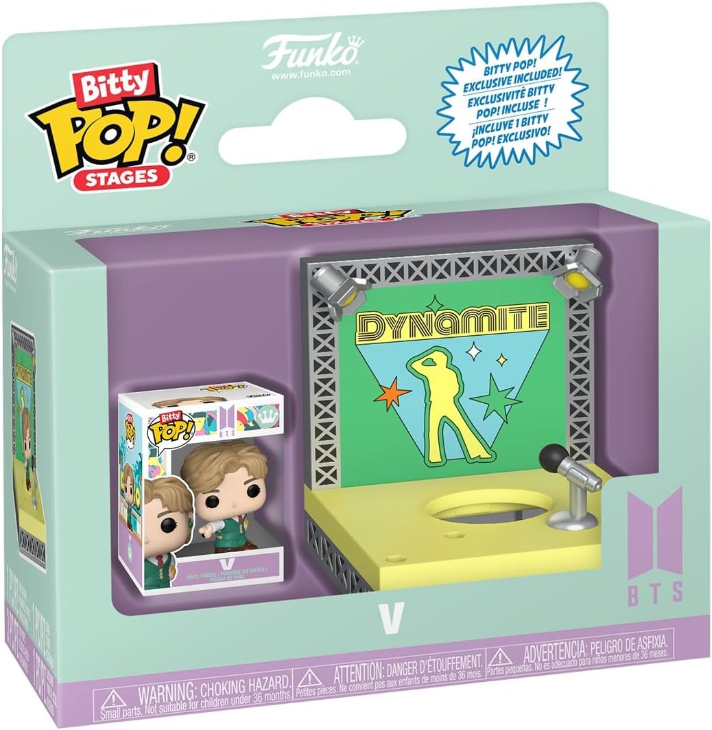 Funko Pop! Bitty Stages: BTS - Dynamite - V - Collectable Vinyl Figure - Gift Idea - Official Merchandise - Toys for Kids & Adults - Kpop Fans