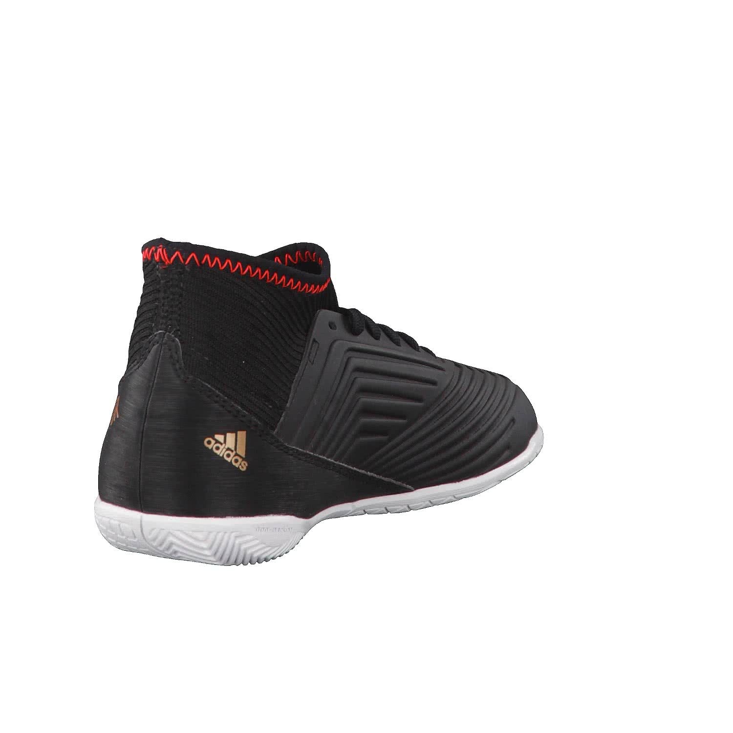Adidas Predator Tango 18.3 In J Zapatillas de fútbol Sala, Unisex niños, Negro (Negbas/Ftwbla/Rojsol 000), 30 EU (11.5 Infantil UK)