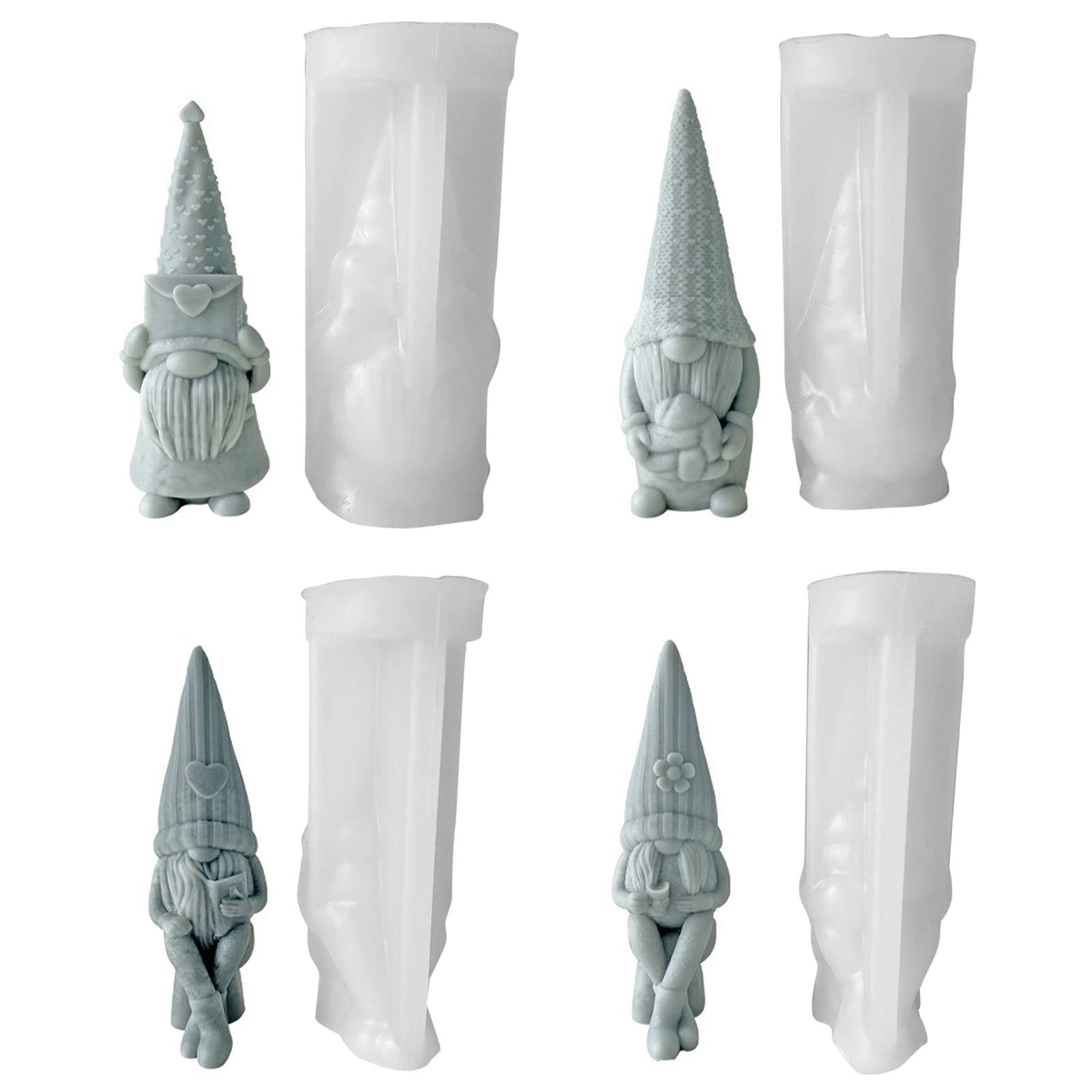 Stampo in silicone carino epossidico nano intonaco per sapone presente che fa silicone per resina/cemento