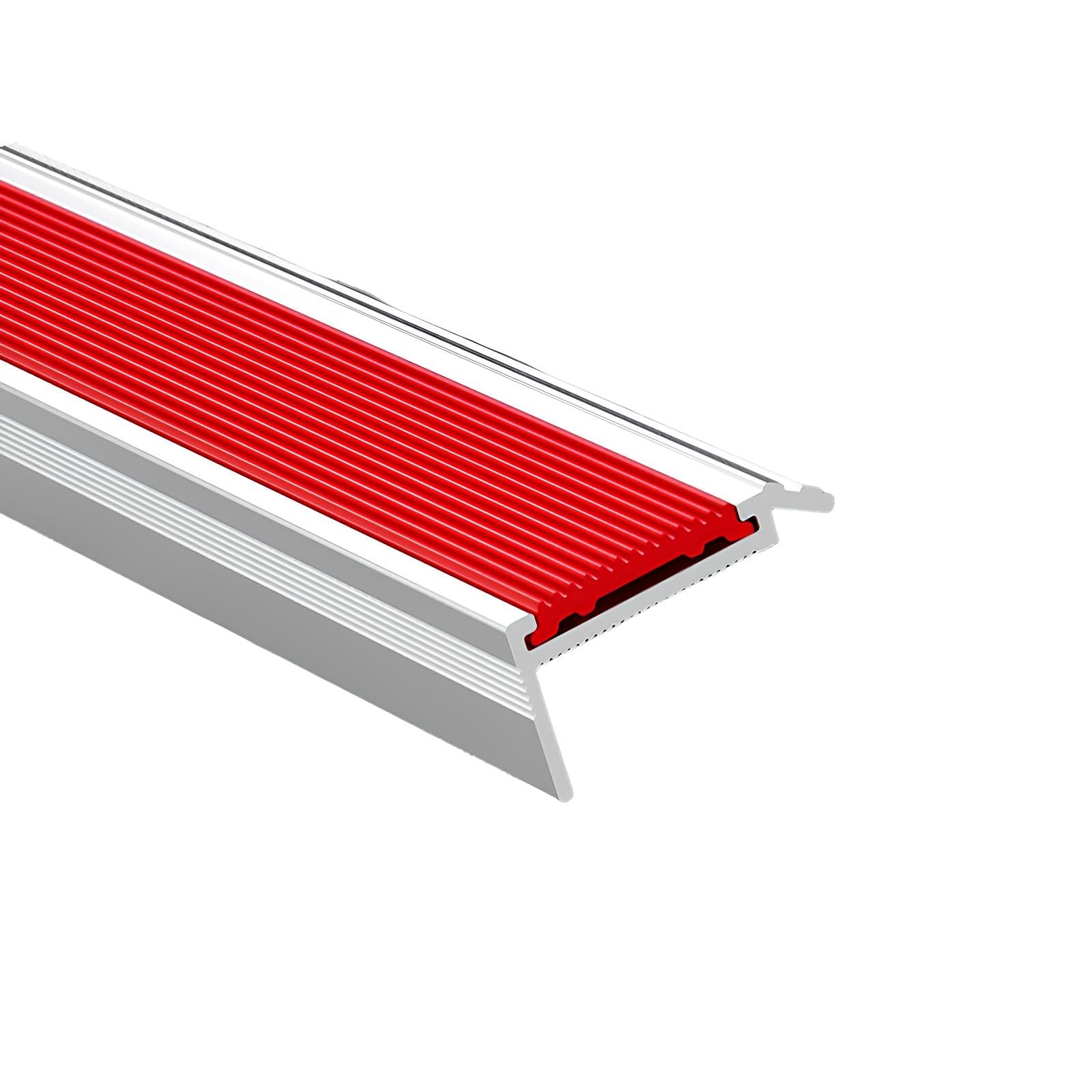 Protection bord marche antidérapant en aluminium pour escalier extérieur