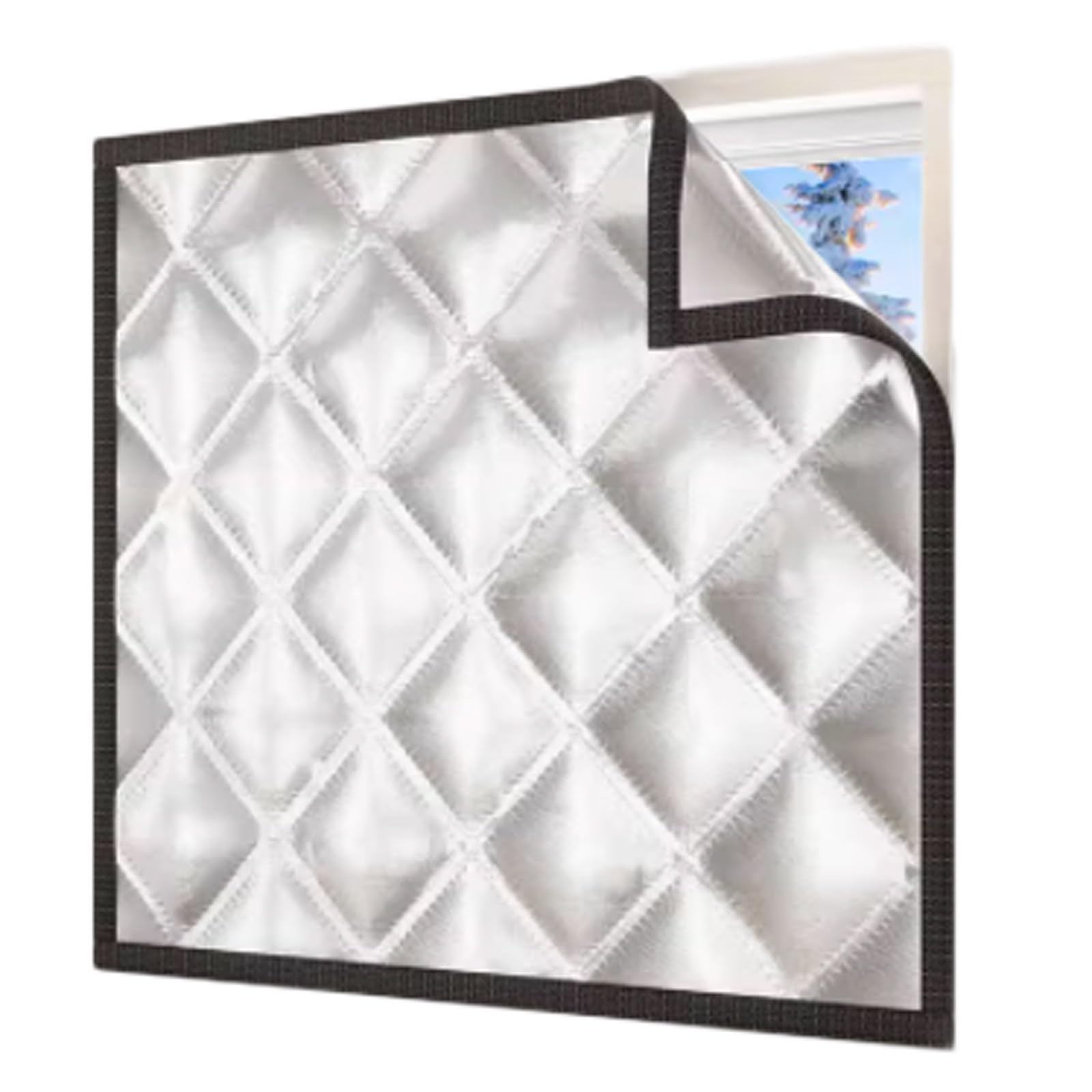 Protección Del de Los Rayos Solares e Infrarrojos para Un Fácil Mantenimiento y Una Mayor Comodidad Interior para Ventanas Contra el Frío de Invierno(59.0x94.5 in-150x240 cm)
