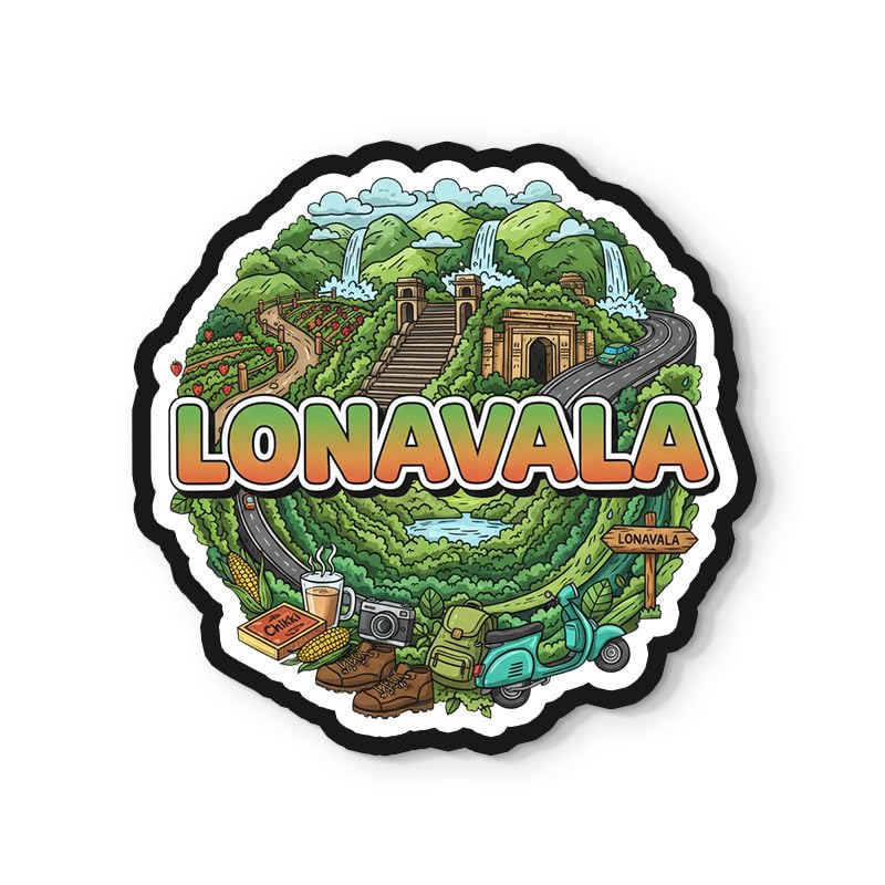 Lonavala Fridge Magnet - Glossy Print, 4mm Thick MDF, Stylish Magnet for Fridge, Wardrobe & Metal Surfaces-image-32