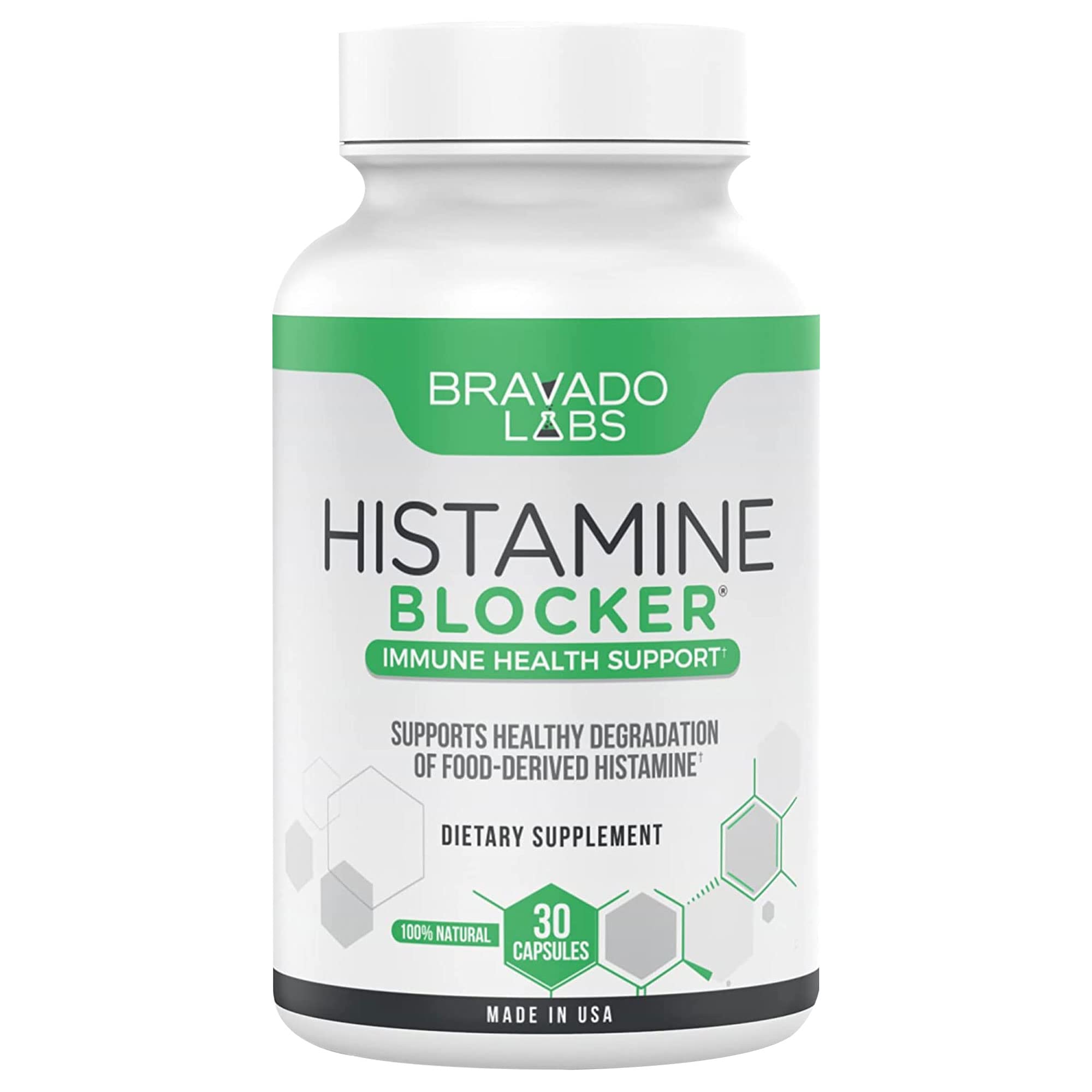 Buy Bravado Labs Premium Histamine Block Supplement Histamine Blocker Diamine Oxidase