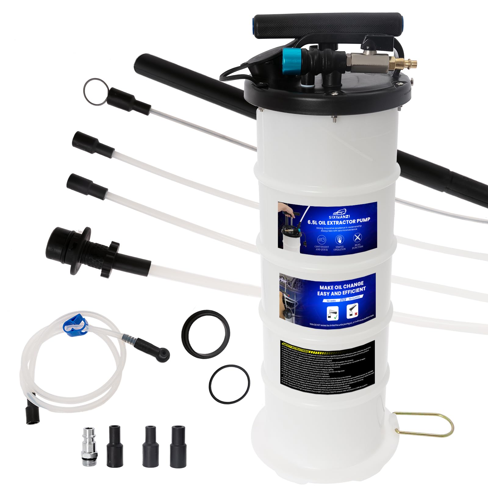 SIXIWANZI 6.5L Oil Extractor Pump