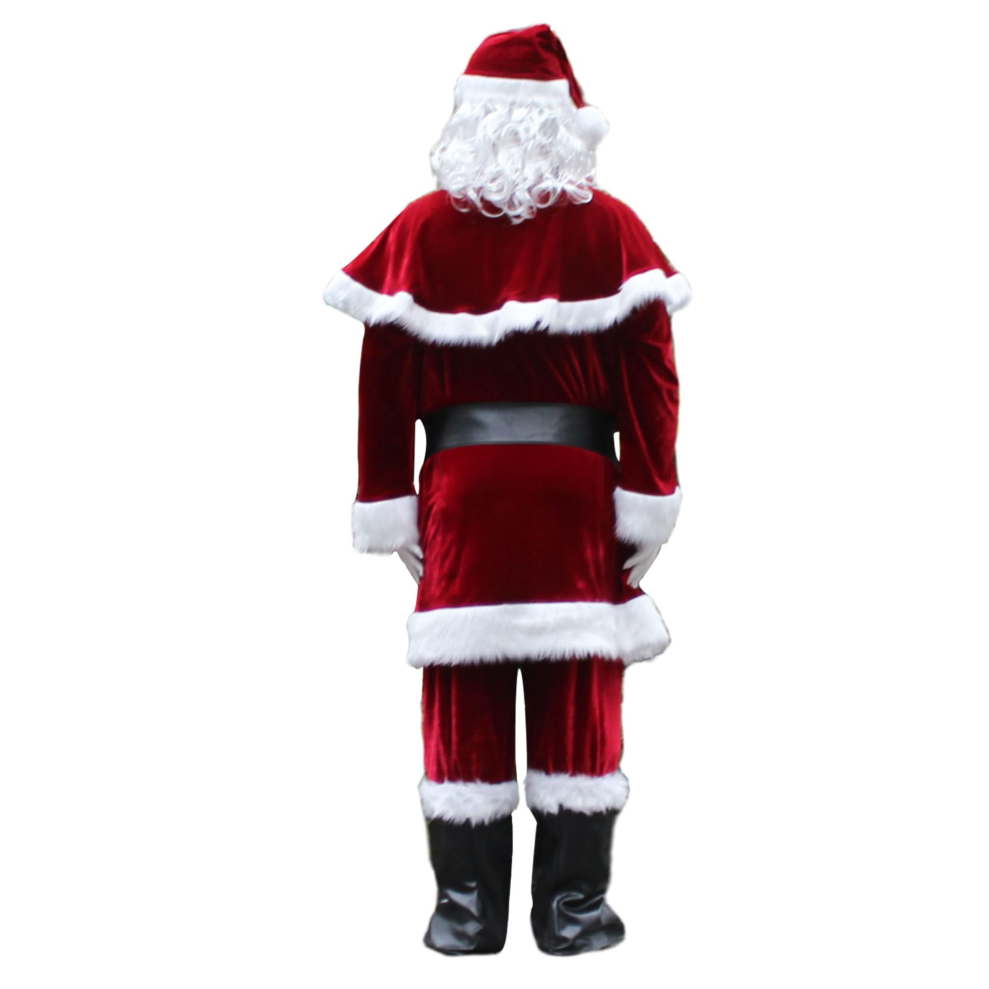 SELORE Vestido Papá Noel adulto hombre Cosplay Santa Claus Christmas Suit Unisex(XXL)