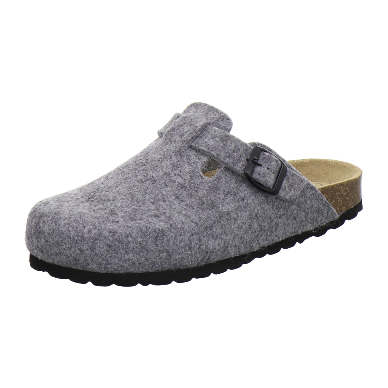 AFS-Schuhe 36900 Men's Clogs, Closed Toe Slippers Made of Felt, Comfortable & Warm, Made in Germany