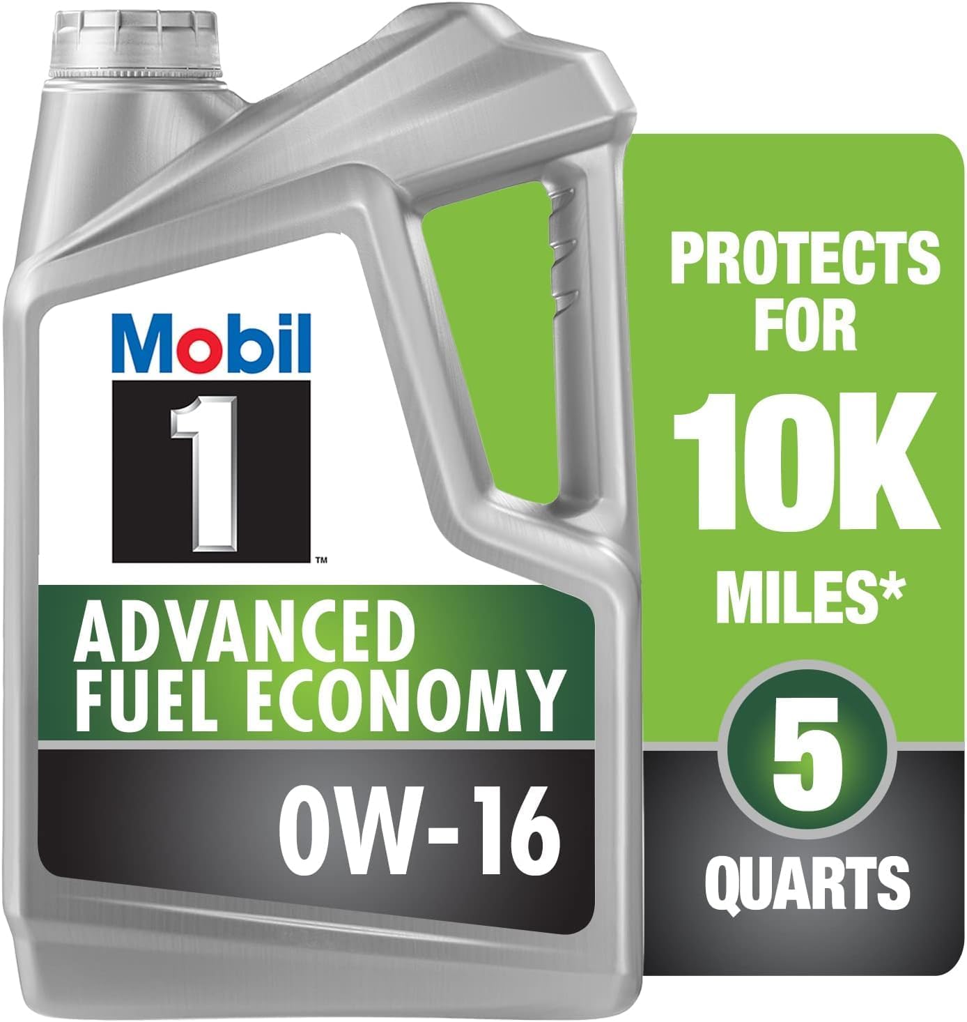 Mobil 1 0W-20 Advanced Fuel Economy Full Synthetic Motor Oil, 5 qt. 2 Pack
