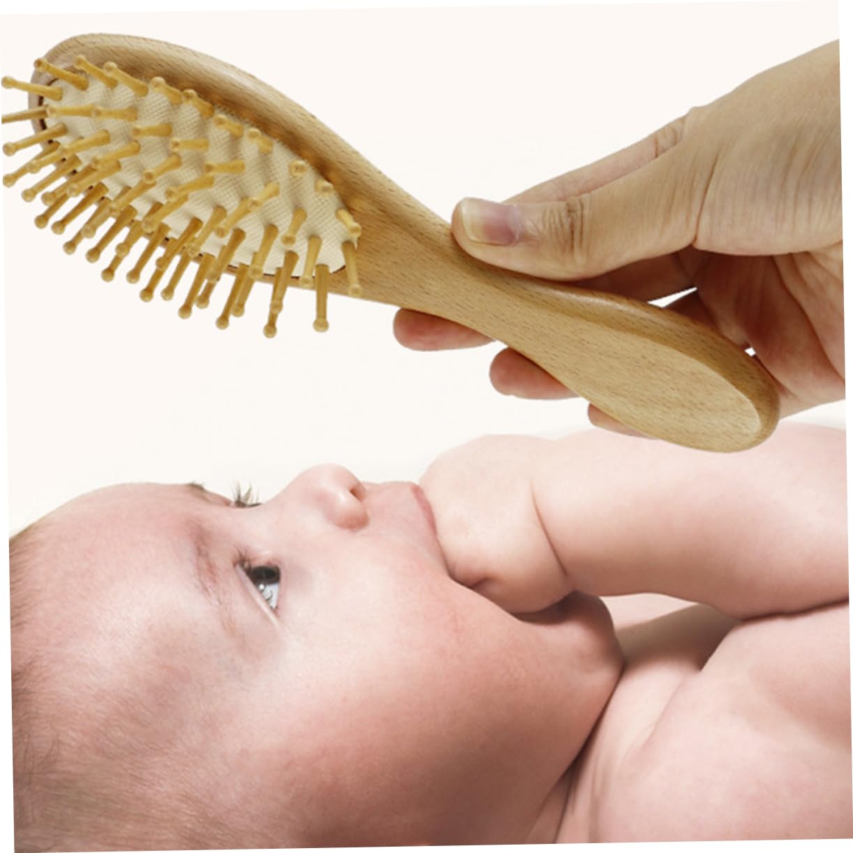 9 pezzi set di spazzole in lana culla for bambina culla for bambini pettine for capelli in legno spazzola for capelli con setole morbide for bambini pettine for culla setole in legno spazzola for bamb