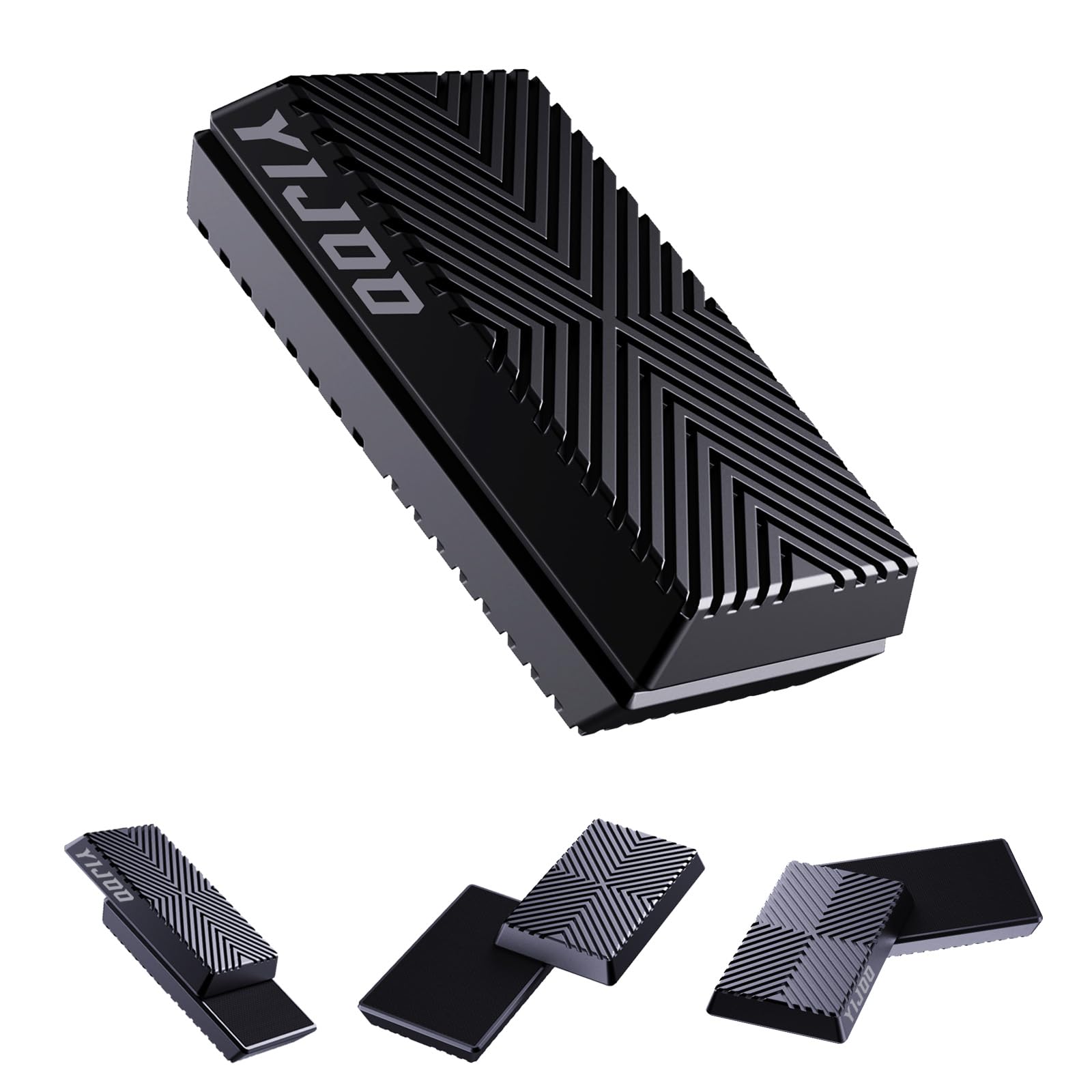 Fidget Slider z metalu – magnetyczny klik i suwak, płynny ruch ślizgowy z dźwiękami, antystresowy dla dorosłych z ADHD / lękiem, gadżet na biurko EDC, do biura i domu, prezent srebrny