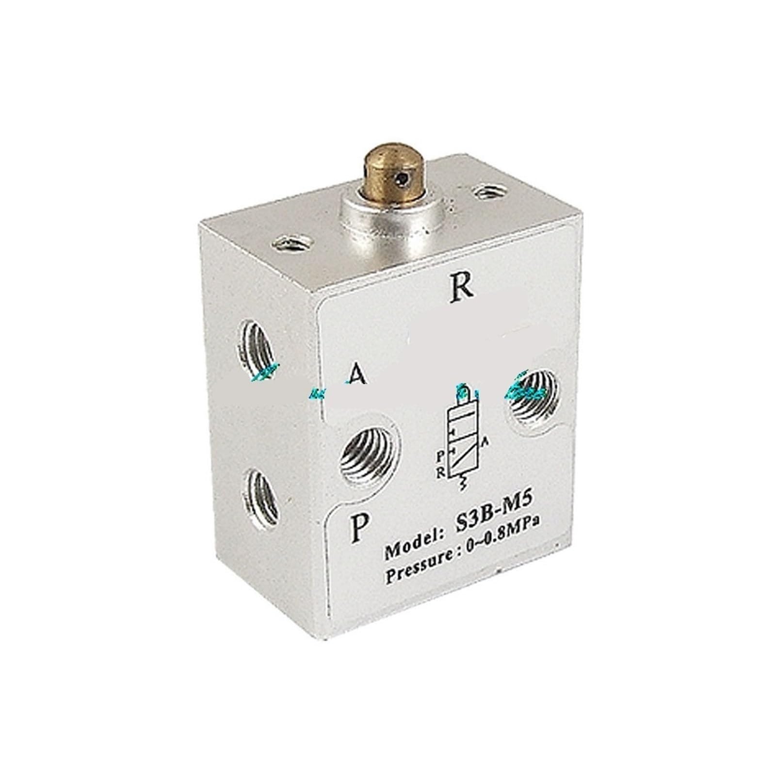 Vanne pneumatique S3B-M5 manuelle à 2 positions pour contrôle d'air