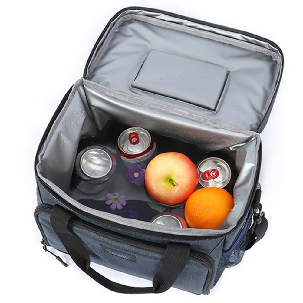 Hndhbfgrt Large Capacity Insulated Lunch Bag, EVA Car Cooler Waterproof Portable Picnic Bag