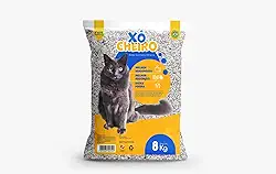 Xô Cheiro Areia Mineral para Gatos - 8kg