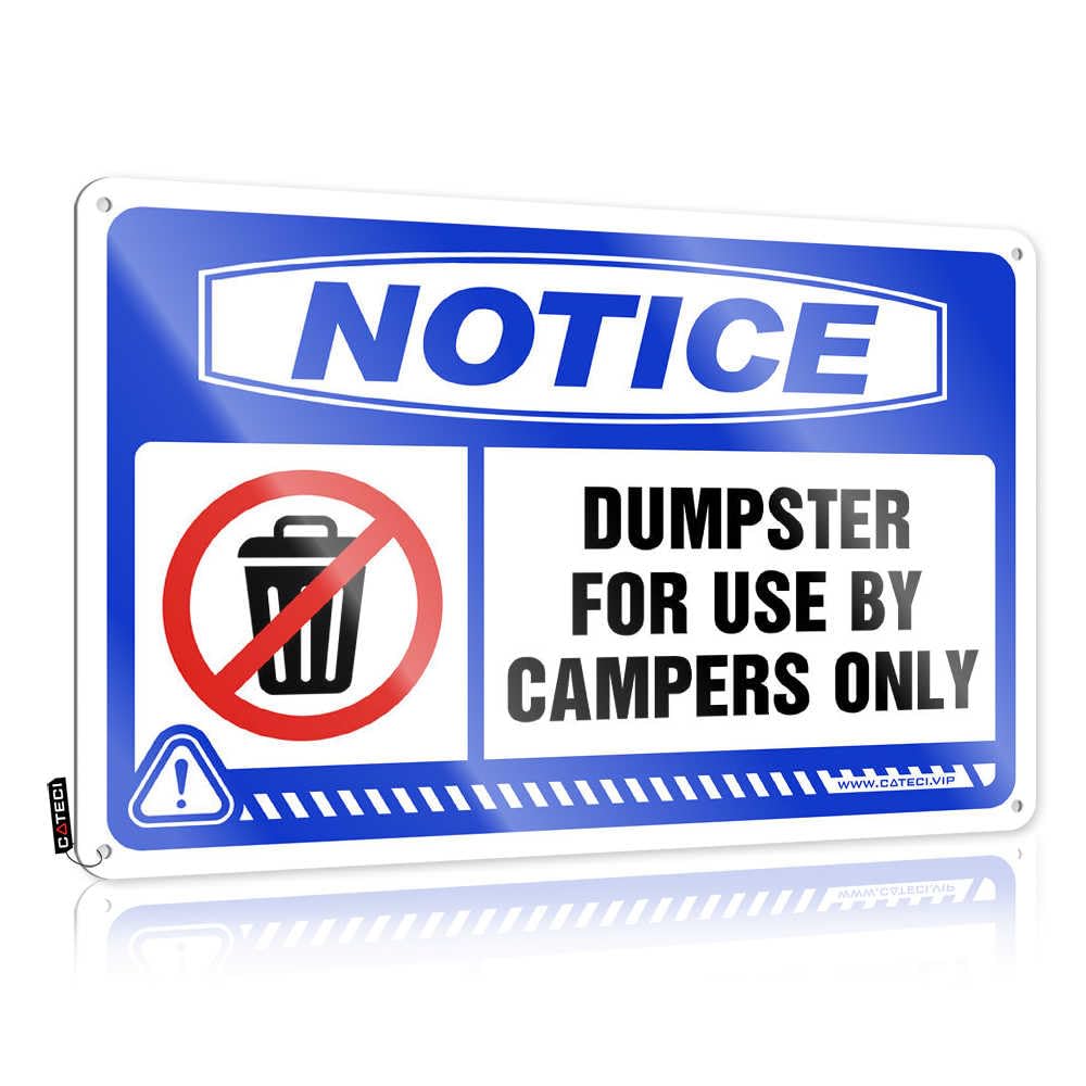 Fzfn Colour Wall Art Fun Hippie Notice Dumpster For Use By Campers Only For Farm - Love Customizable(30X40cm)