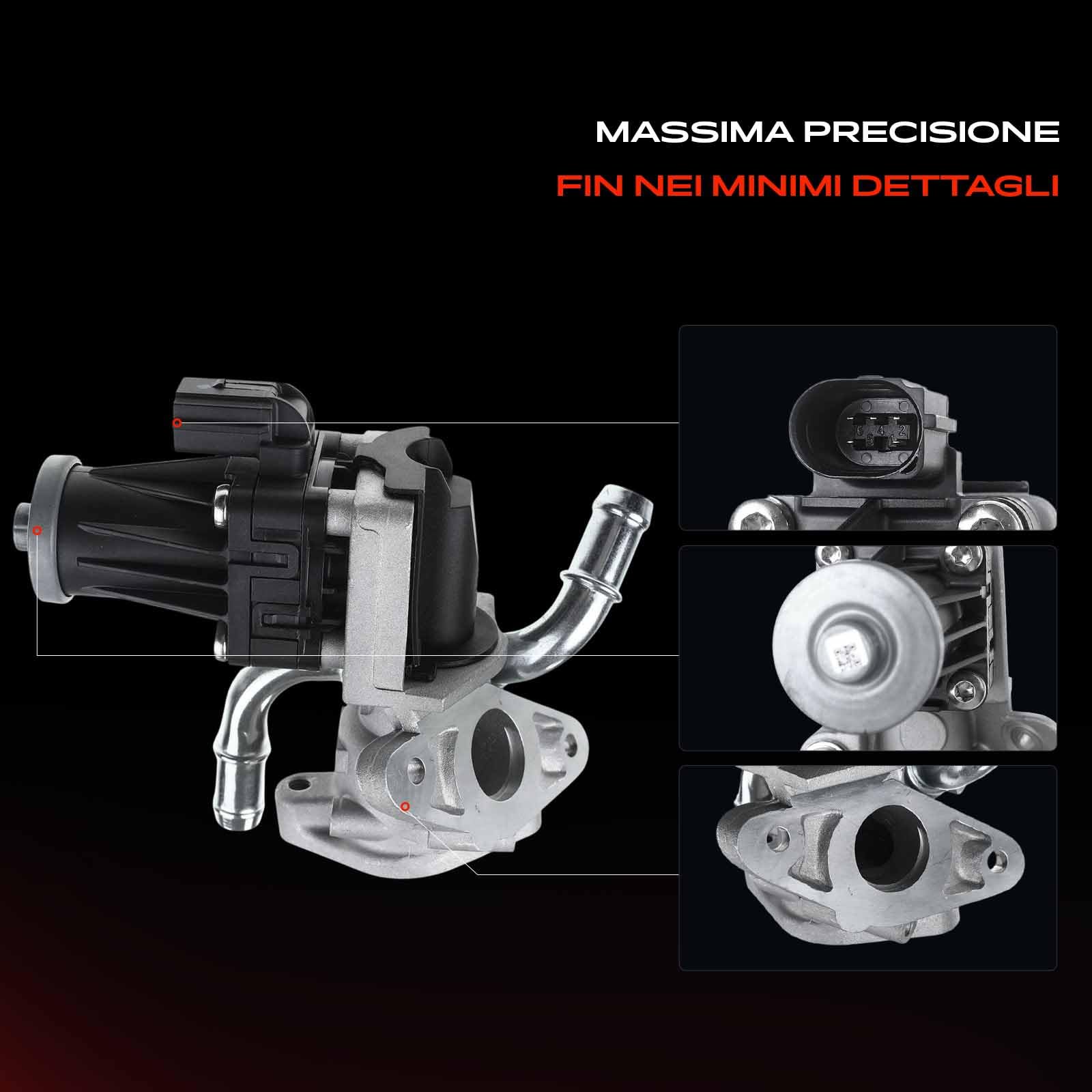 Frankberg Ricircolo dei gas di scarico della valvola EGR 9C1Q9D475AB | Compatibile con: Pianale/telaio Transit FF FM FN, Transit Box FA, Autobus di linea FB FC FD FS FZ, Autobus di transito