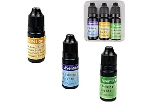 Aventik Edison Design Three Best Selected Bonding UV Glues Combo Tool Kit for Plastic Welding