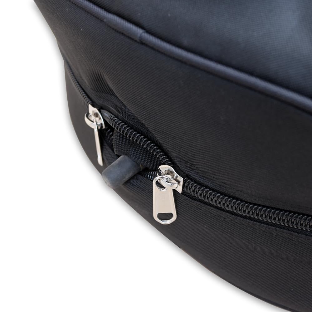 Custodia per violoncello 4/4 per violoncelli elettrici classici, resistente, impermeabile, con cinghie, imbottitura in schiuma ad alta densità, fodera in velluto, tasche in colofonia per