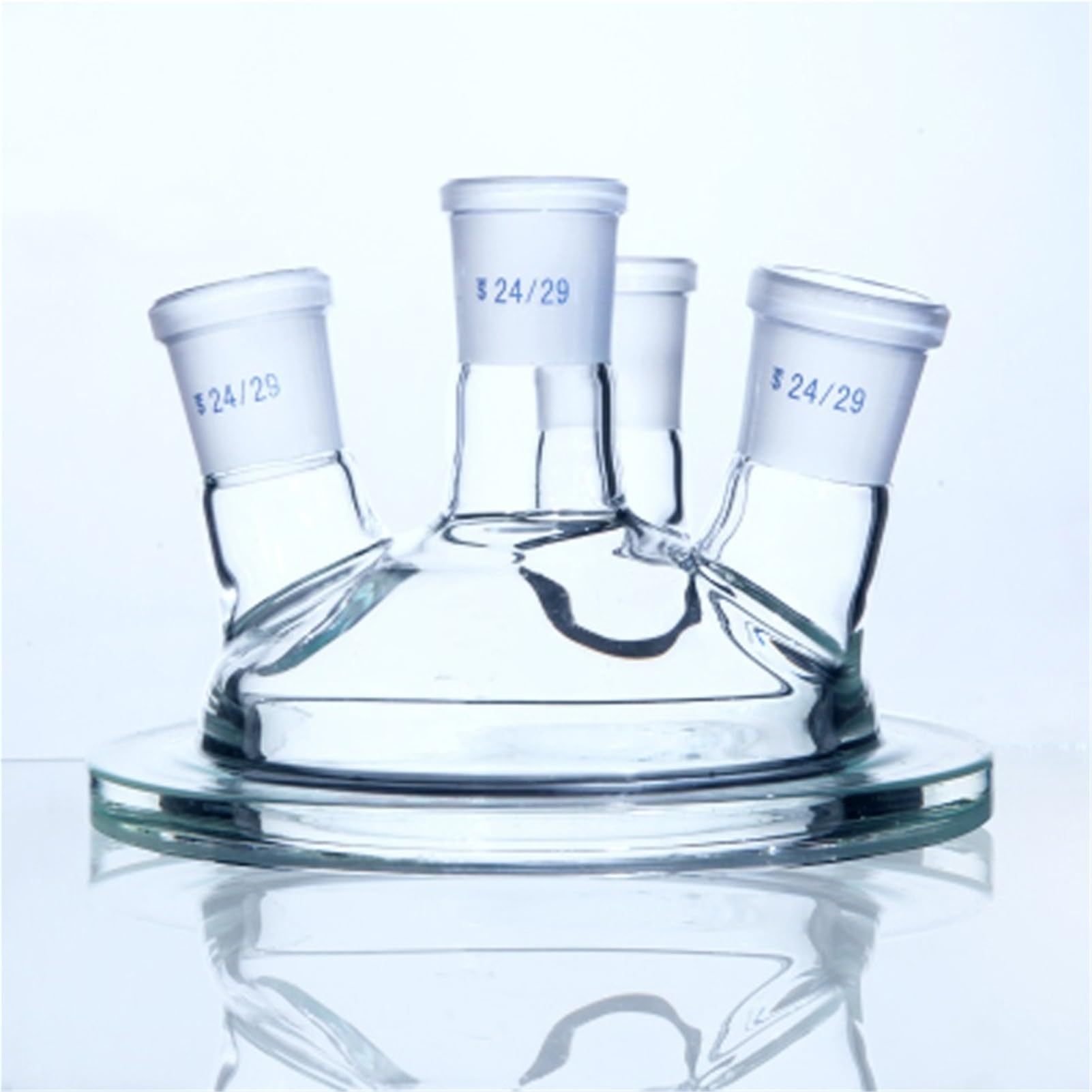 250 ml Laborreaktor-Reaktionskolben mit DREI und Vier Öffnungen, Kessel, Chemielabor-Reaktionsdestilliergefäß(250ml 24x24x24x14) | 250ml 24x24x24x14