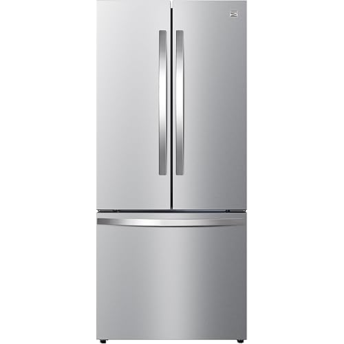 Kenmore 4675525 30' French Door Refrigerator with Freezer - Accela Chill, Ice Maker, Adjustable Glass Shelves, ENERGY STAR Certified, 17.5 cu. ft. Capacity - Fingerprint Resistant Stainless Steel