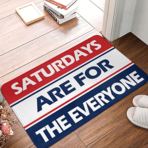 DTHA Funny Rugs For Front Door Saturdays Are For The Everyone Mat Coffee Bar Decor Home Decor Men(40X60CM)