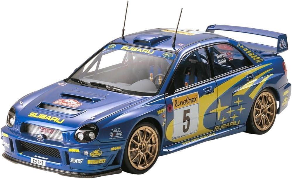 Tamiya 24240 1:24 Subaru Impreza WRC 2001 Model Kit, Plastic Kit, Assembly Kit, Detailed Replica