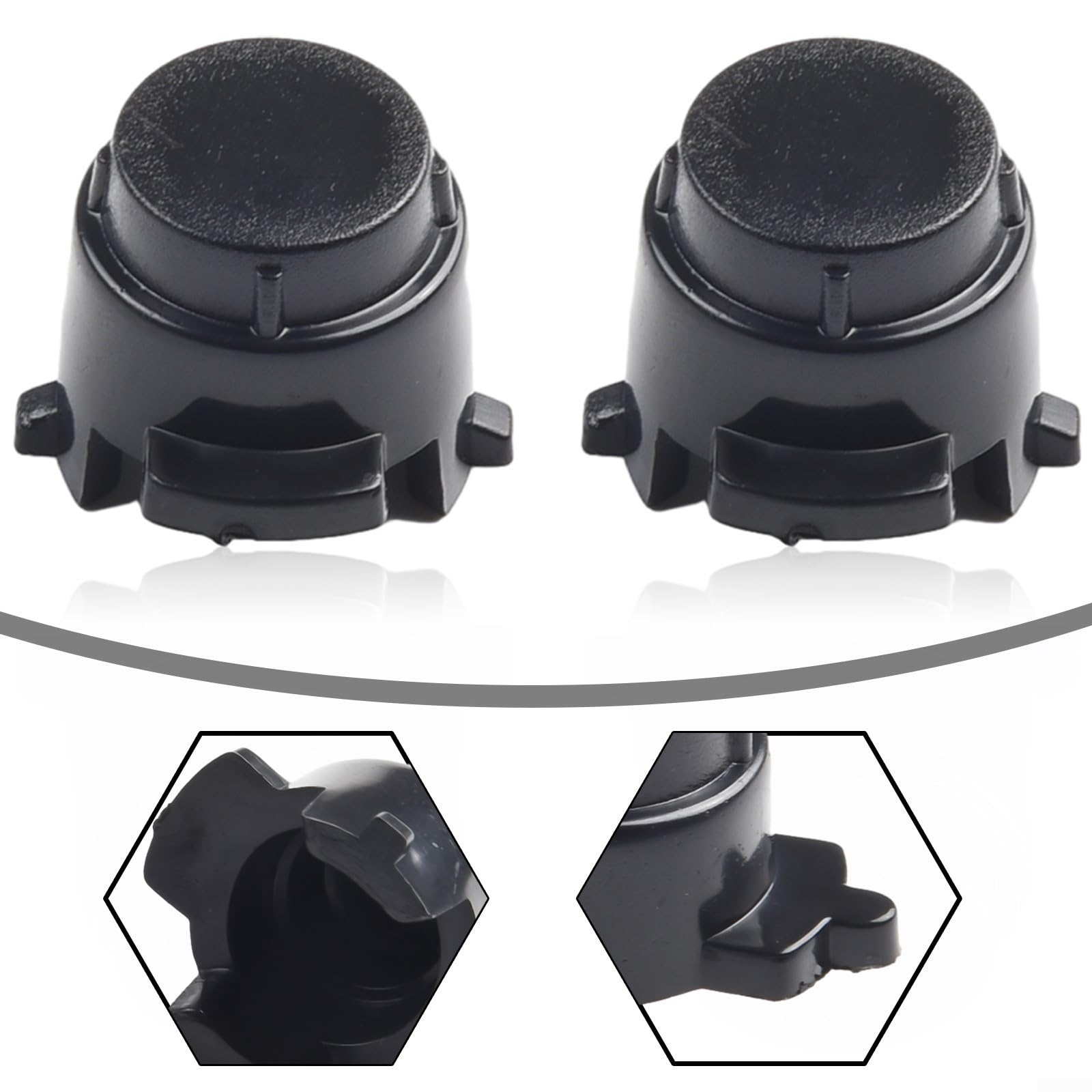 Style 8Pc Parcheggio Sensor Covers Progettato per adattarsi a più modelli del marchio di lusso per Mercedes per Benz Kit di sostituzione facile