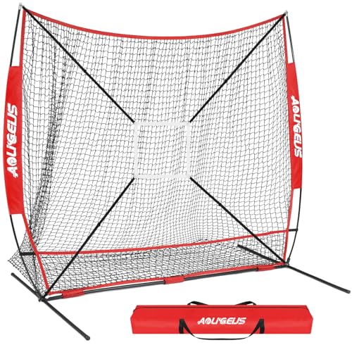 AOLIGEIJS Pitching Net With Batter Dummy