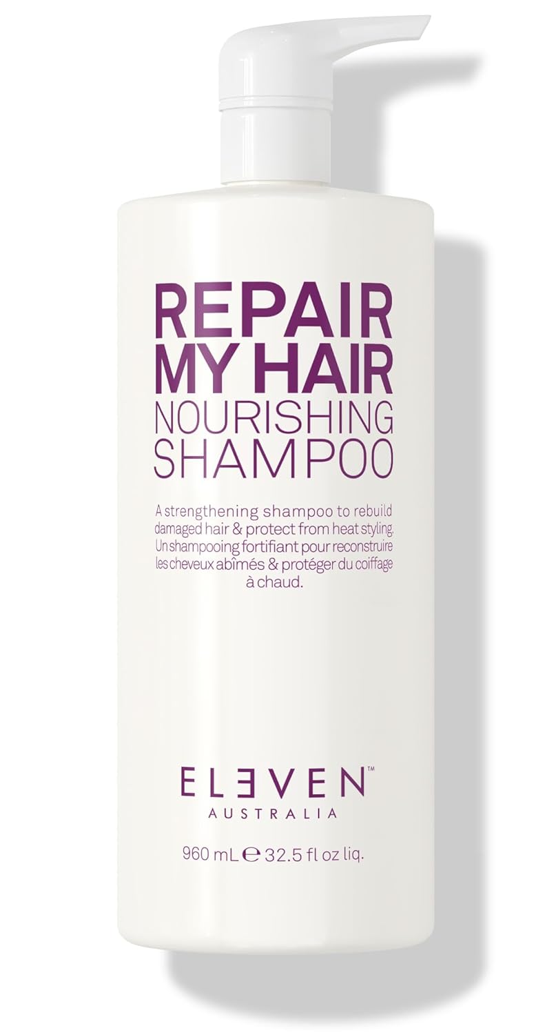 ELEVEN AUSTRALIA Repair My Hair Nourishing Shampoo Rebuild Damaged Hair & Protect From Heat Styling