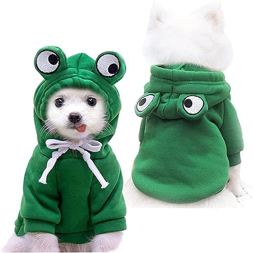 Miniatura 2 de Disfraces de Navidad para perros, Halloween, sudaderas con capucha para perros pequeños, gatos, trajes de cachorro de gato, ropa Yorkie Chihuahua