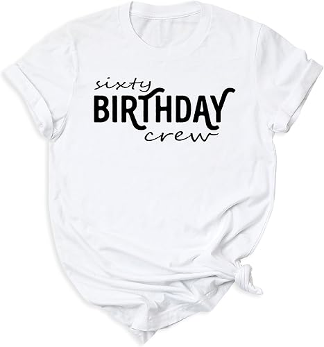 Miniatura 6 de Hello Sixty Shirt, Sixty 60th Birthday Crew T-Shirt, 1964 Birthday Gift Shirt, Sixty Birthday Squad Tee, 60th Birthday T-Shirt, Hello Sixty Est 1964