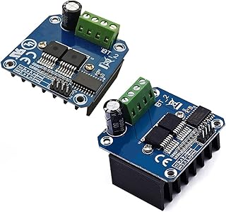 Povhhee 2Pcs BTS7960 43A Motor Driver Module Smart Car Driver Module for Current Limit