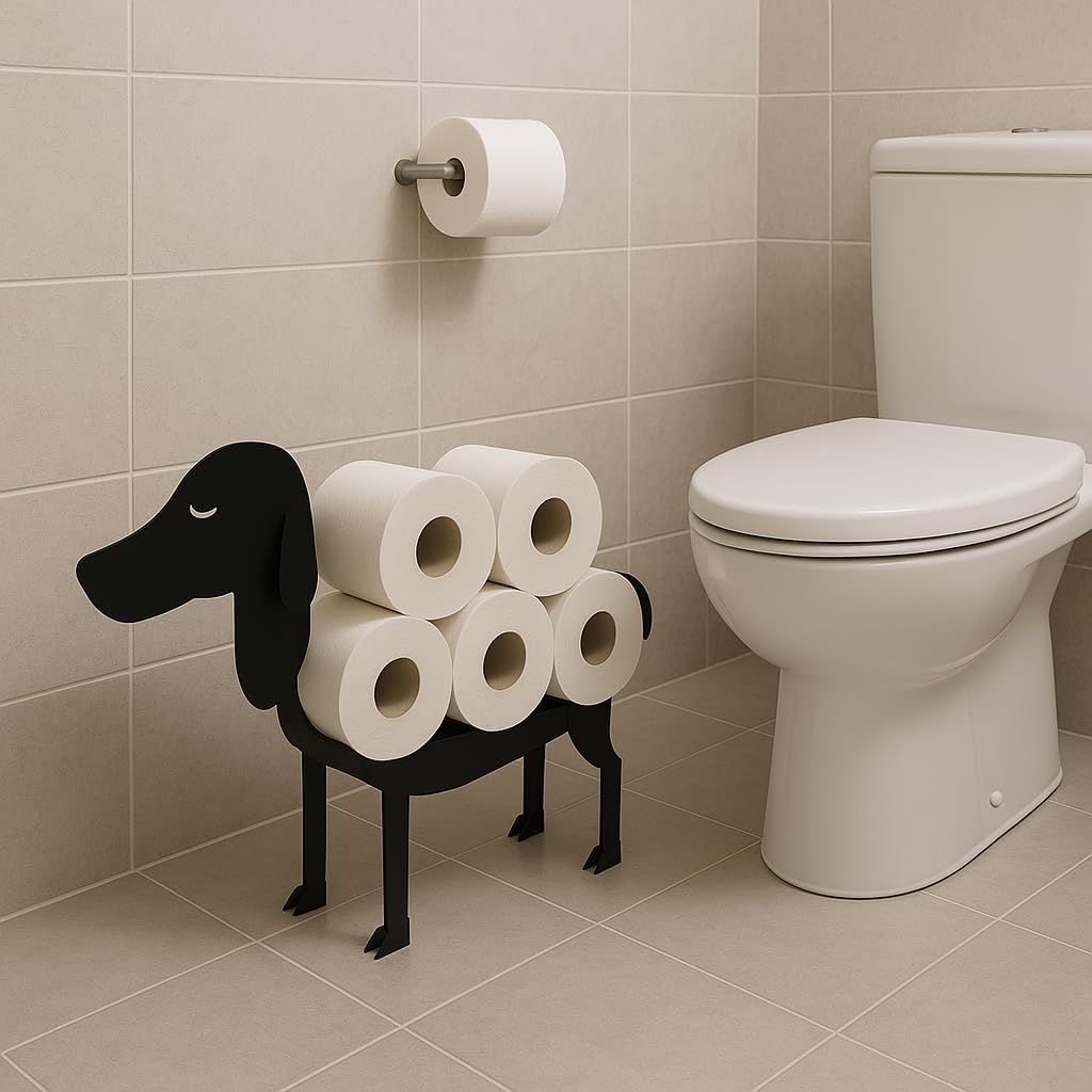 Animal Wall Mounted Single Toilet Paper Roll Holder Dispenser - View #11